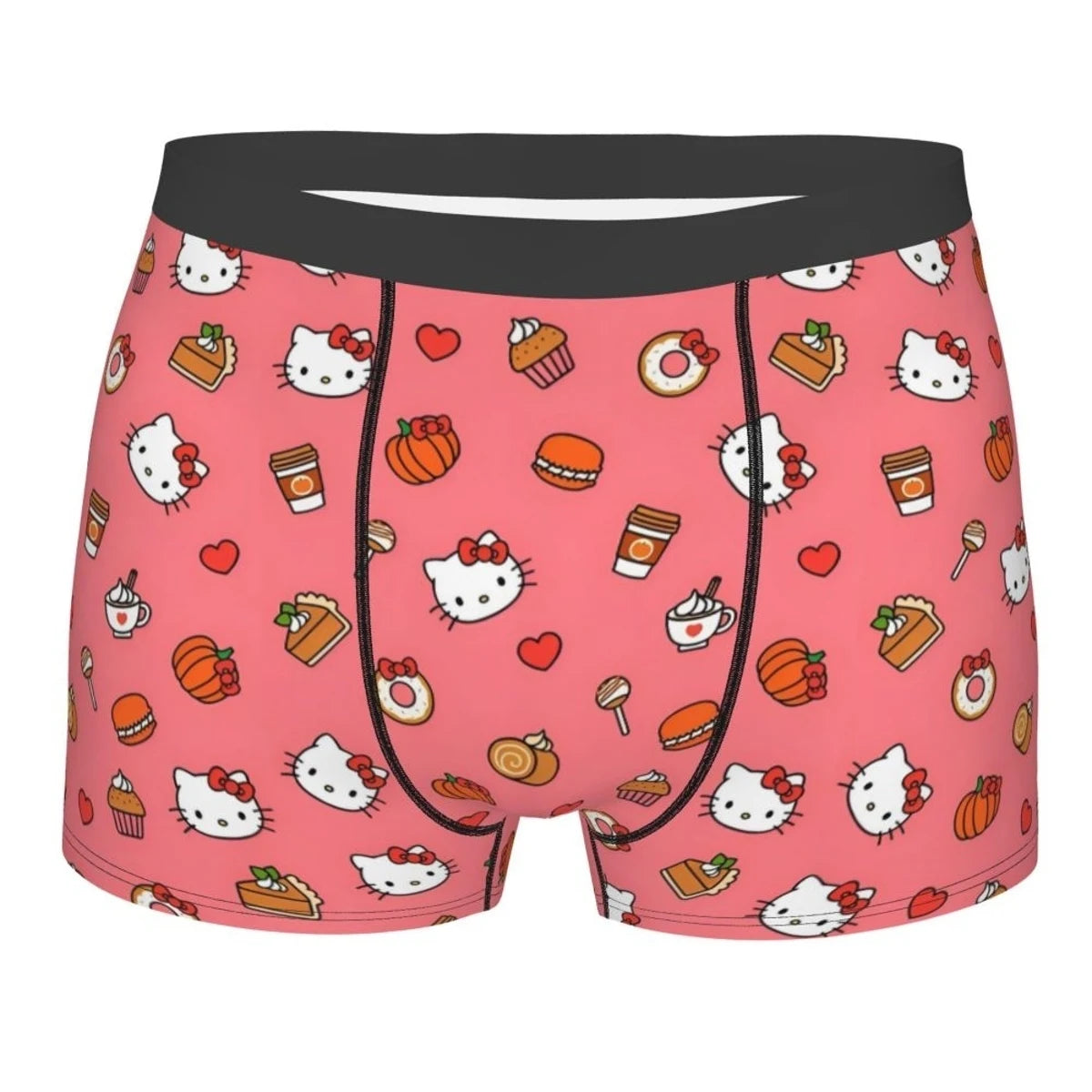 Boxers Kawaii Hello Kitty Rouge