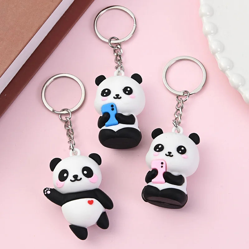Porte-clé Kawaii - Panda Pandas