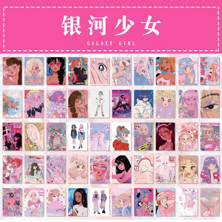 Yoofun 50pcs Kawaii Stickers Japanese Washi Paper Sticker Cartoon Sticker for Scrapbooking Journals Cute Stationery c