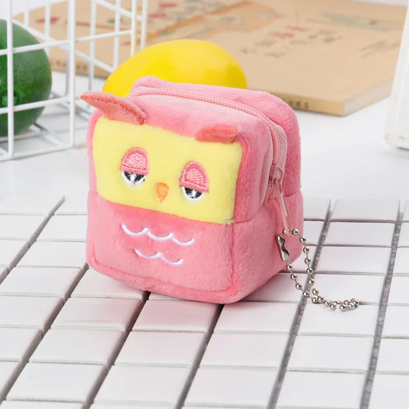 Mini Portefeuille Kawaii en Peluche Poulet