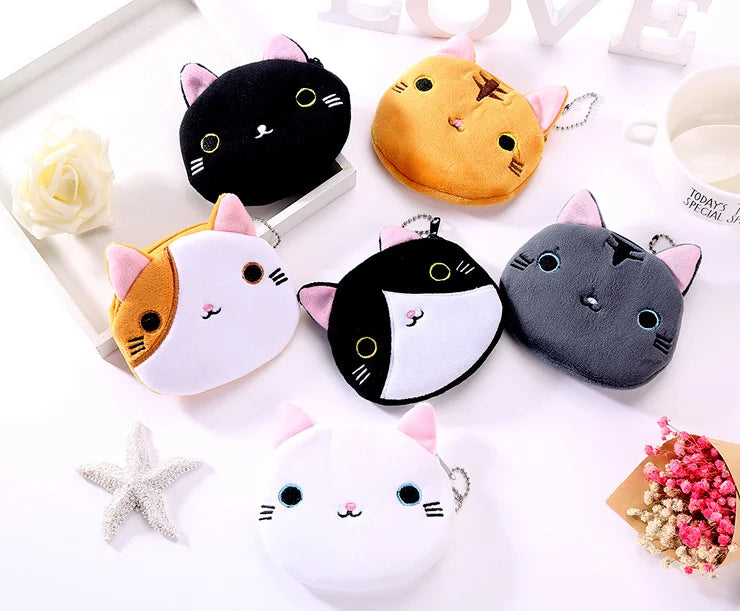 Mini Portefeuille Kawaii en Peluche Poulet