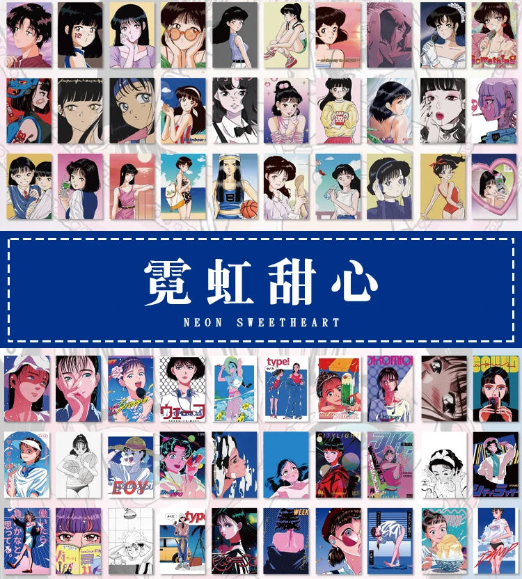Yoofun 50pcs Kawaii Stickers Japanese Washi Paper Sticker Cartoon Sticker for Scrapbooking Journals Cute Stationery