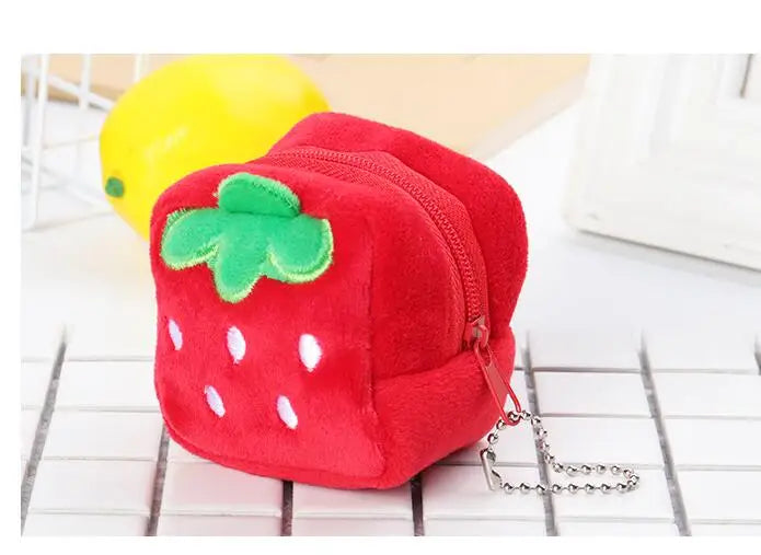Mini Portefeuille Kawaii en Peluche Poulet