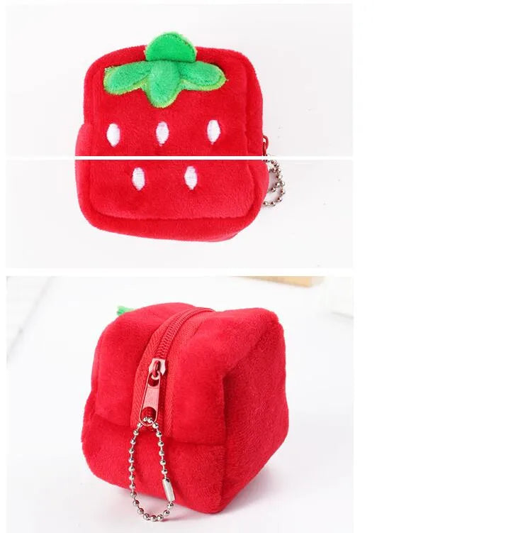 Mini Portefeuille Kawaii en Peluche Poulet