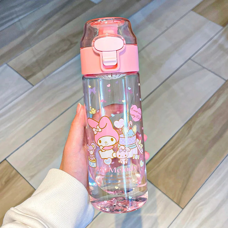 Gourde Kawaii Sanrio - Bouteille Cinnamoroll & Kuromi 550ML