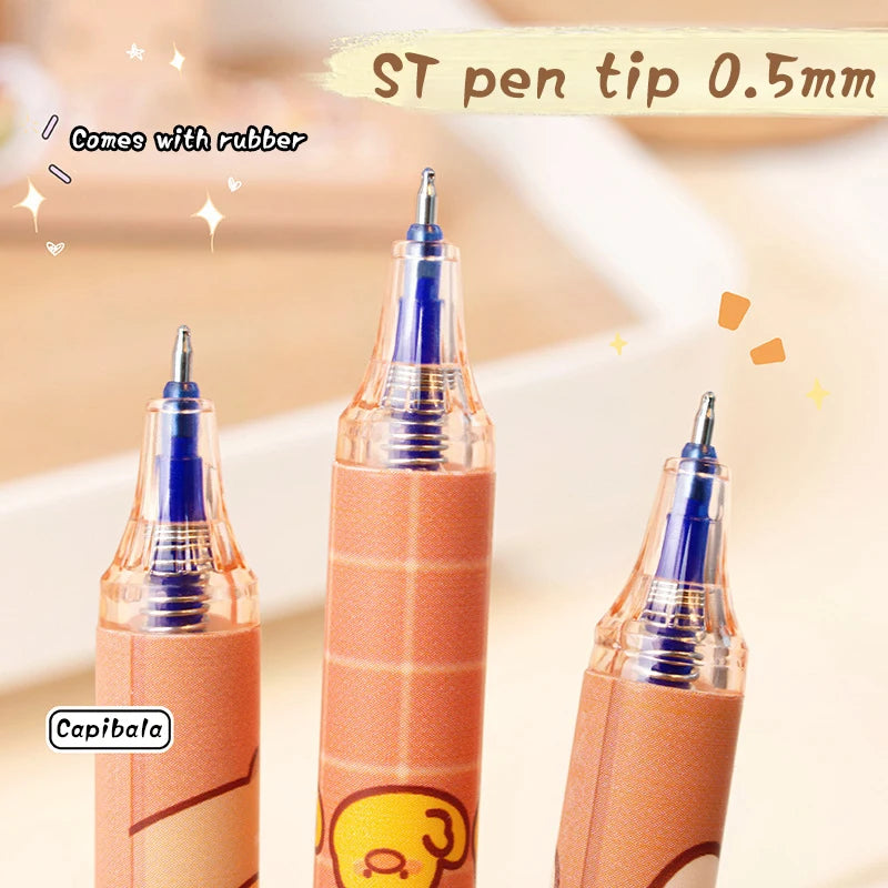 Stylos Gel Capybara Kawaii