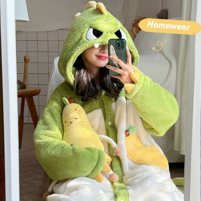 Combinaison Animaux Kawaii – Pyjama Cosplay Animal Dinausore