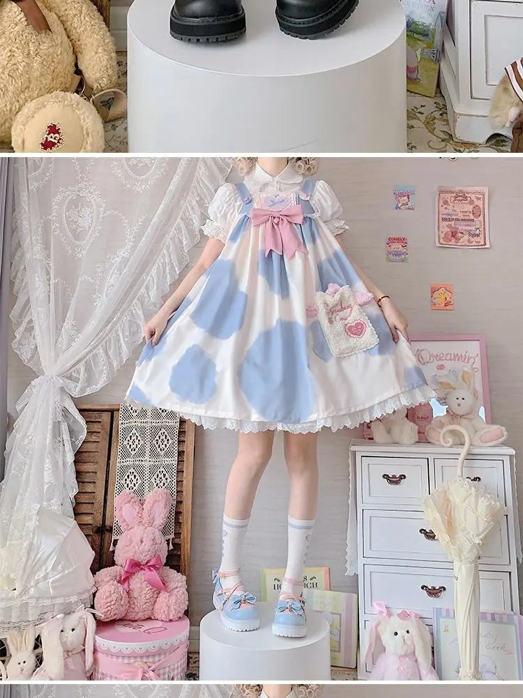 Chaussures Kawaii Noeud Papillon - Sandales Lolita à Plateforme