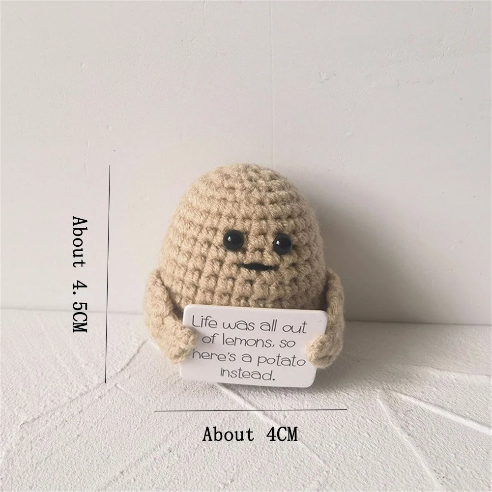 Mini fruit/légume fait main Kawaii Patate beige 1
