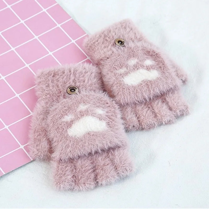 Mitaines Kawaii Patte de Chat