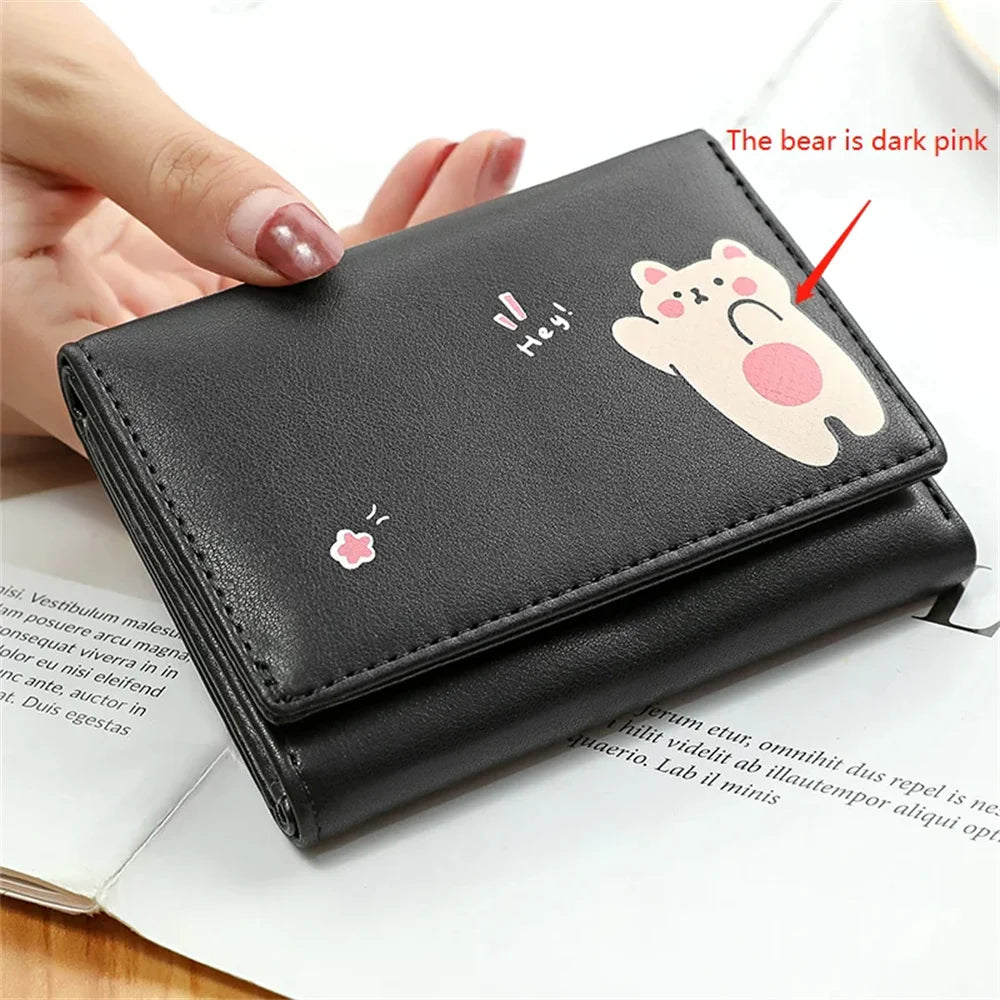 Porte monnaie Kawaii Noir
