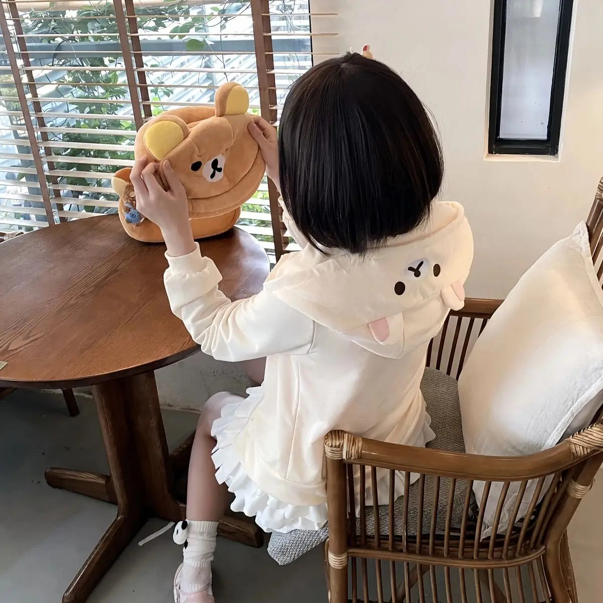 Pull avec capuche Kawaii