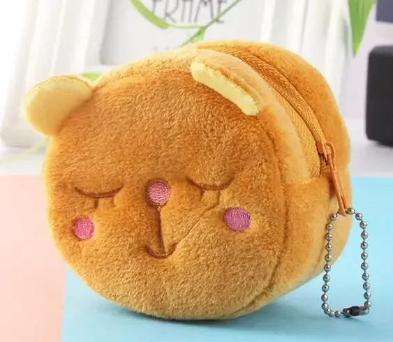 Mini Portefeuille Kawaii en Peluche Poulet 24