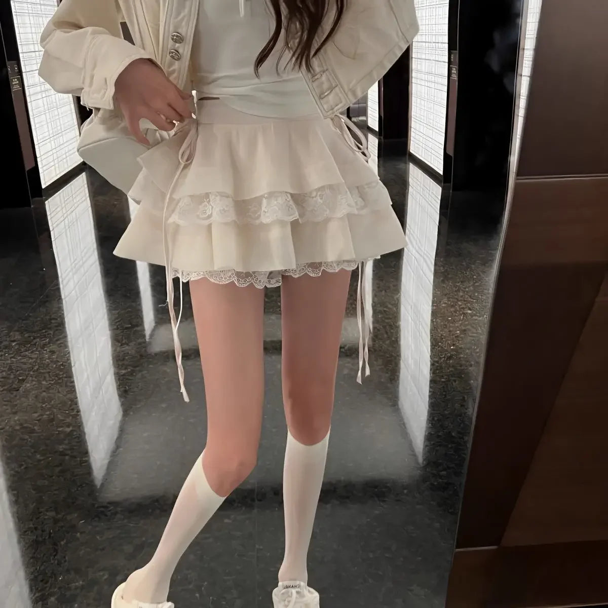 Jupe Kawaii Plissée Style Lolita