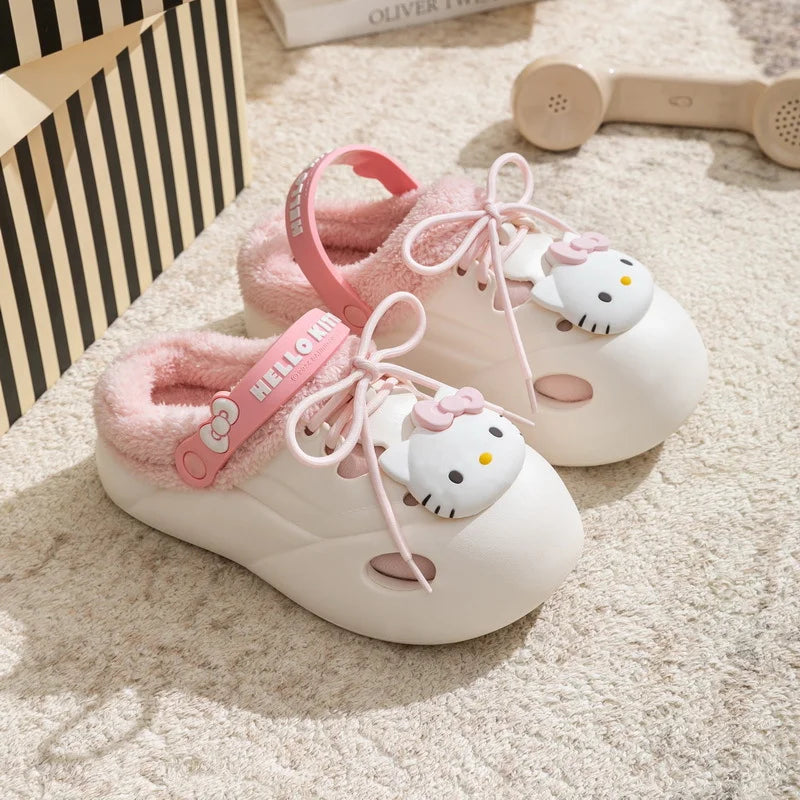 Chaussons Kawaii - Doux et Chaud Hello Kitty
