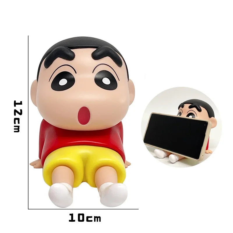 Support Téléphone Kawaii Crayon Shin-Chan Rouge