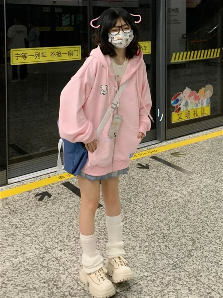 Hoodie Kawaii - Zip up