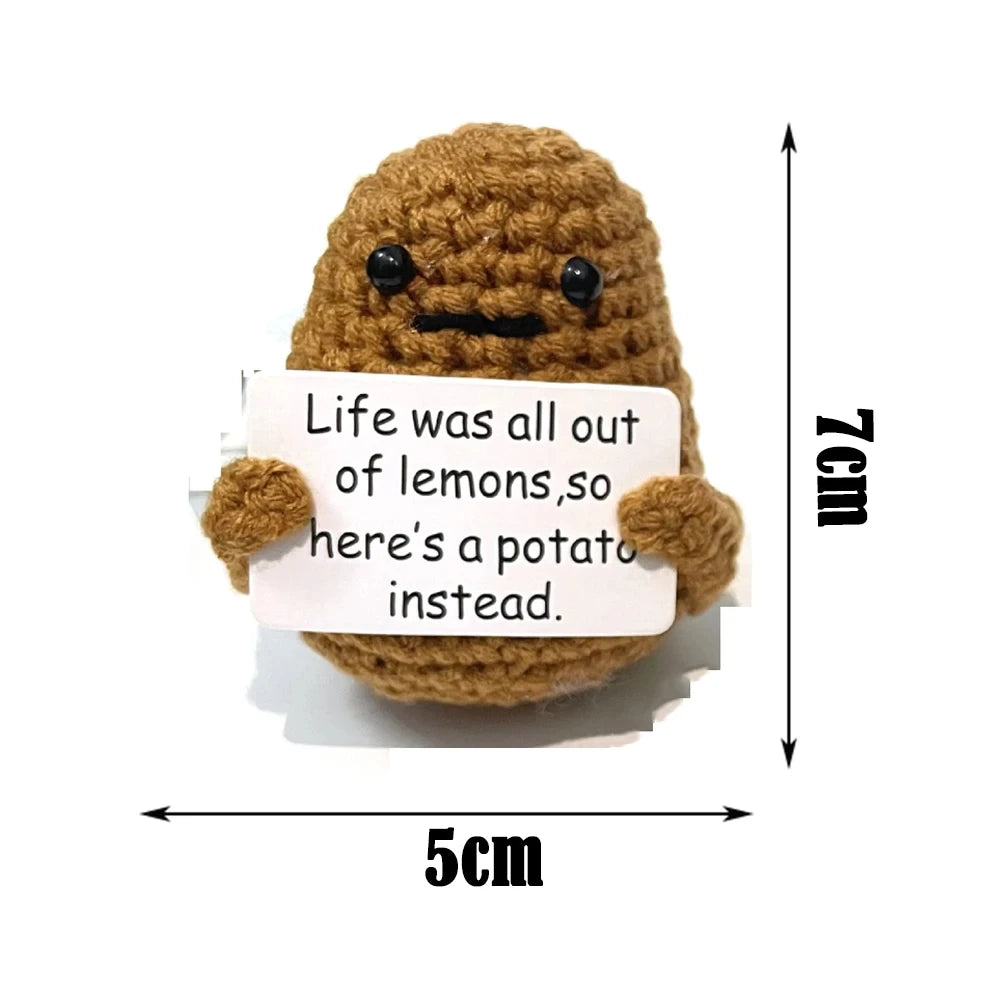 Mini fruit/légume fait main Kawaii Patate marron 3
