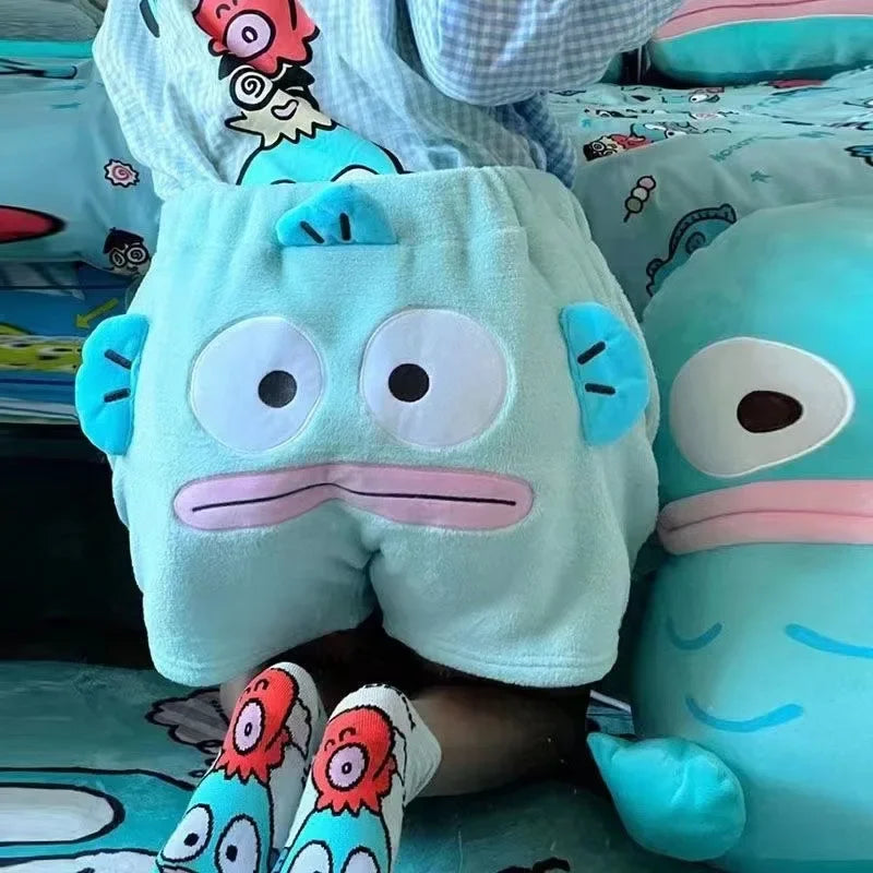 Shorts Kawaii Hangyodon en Peluche Douce Hangyodon