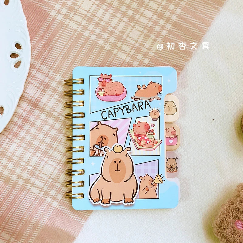 Carnet Journal Kawaii Capybara - Accessoire de Papeterie Adorable Univers Kawaii Cahier #4