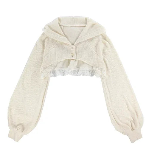 Robe Kawaii avec Sa Veste Assortie - Style Lolita Blanc