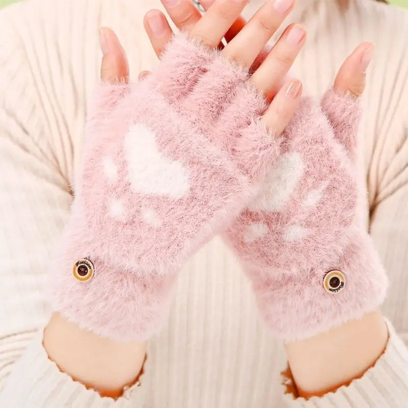 Mitaines Kawaii Patte de Chat