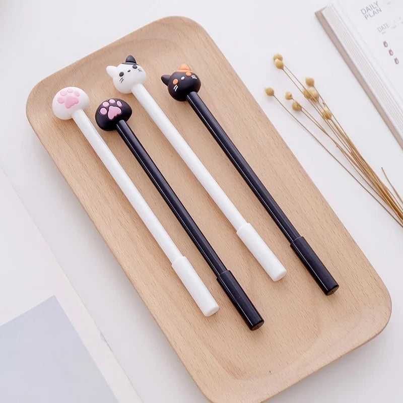 Lot de 10 Stylos Gel Kawaii - Cat