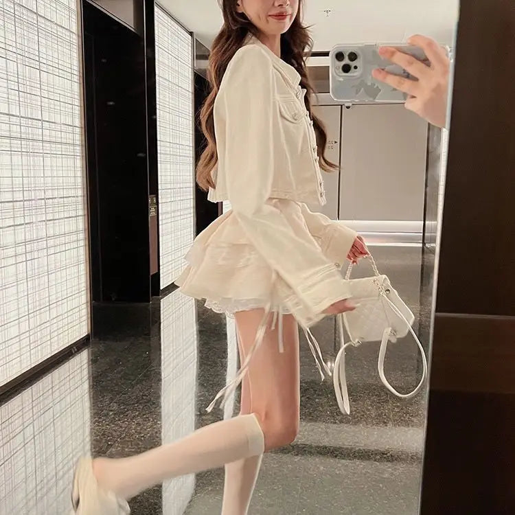 Jupe Kawaii Plissée Style Lolita