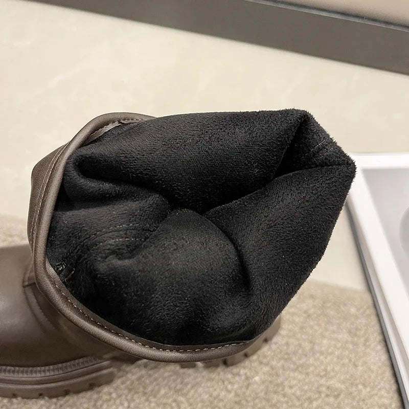 Bottes Kawaii Mi-Mollet avec Boucle