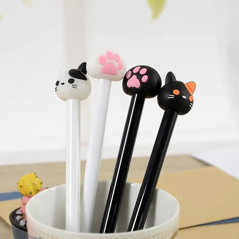 Lot de 10 Stylos Gel Kawaii - Cat