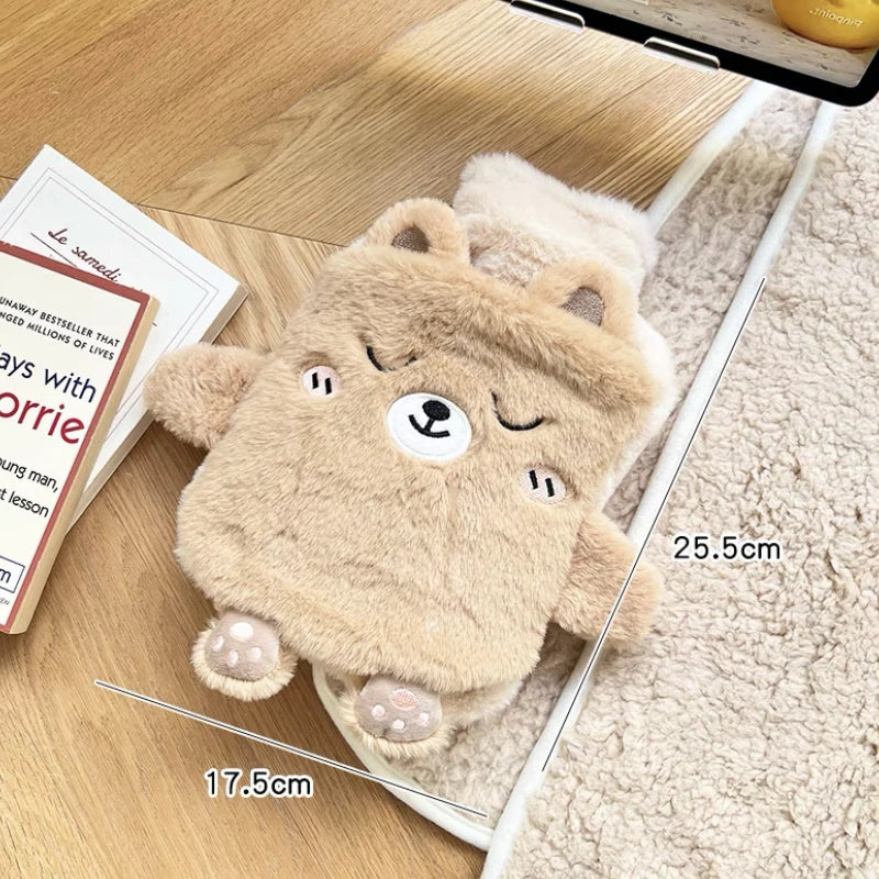 Bouillotte Kawaii avec Peluche Beige (750ml)