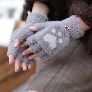 Mitaines Kawaii Patte de Chat