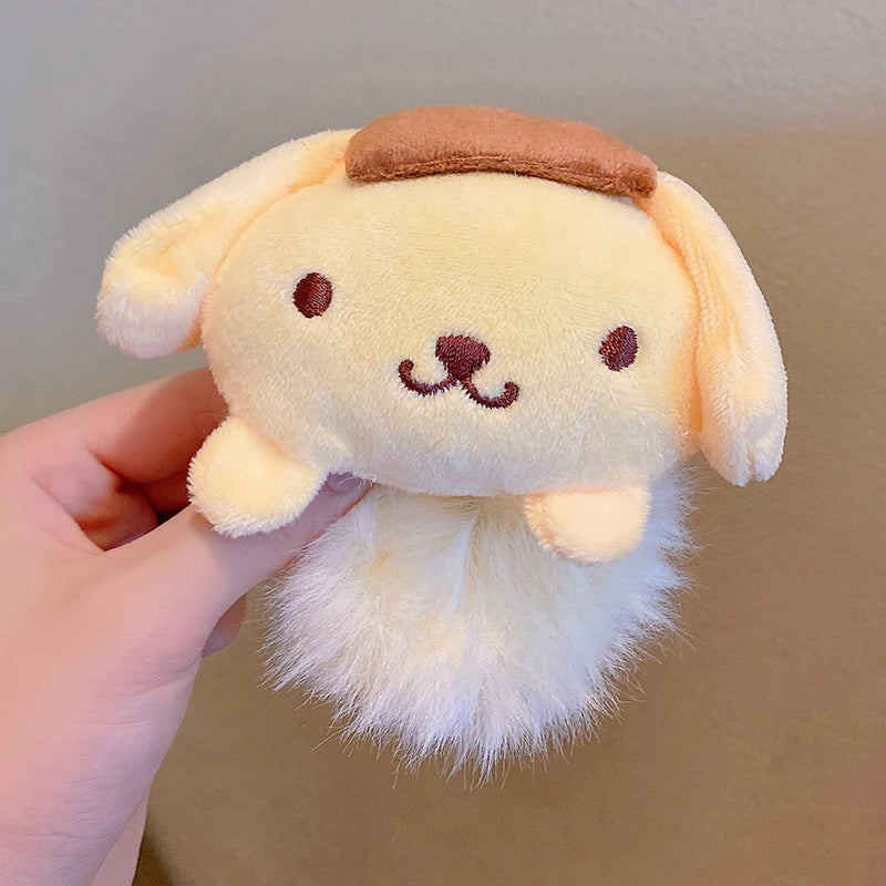 Chouchou Kawaii Sanrio en Peluche Pompompurin