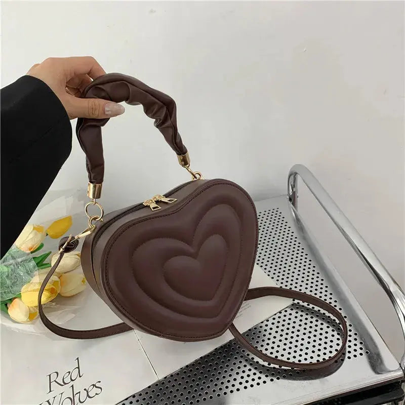 Sac à Main Coeur Kawaii Café 22x19x8cm
