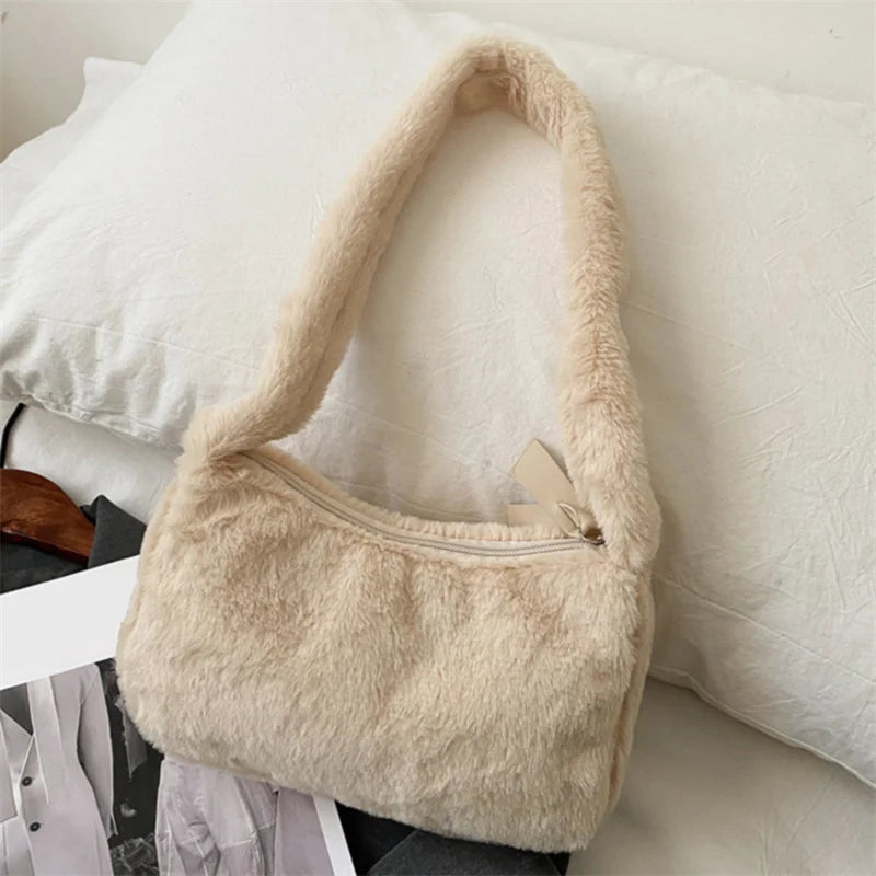 Sac à Bandoulière en Peluche