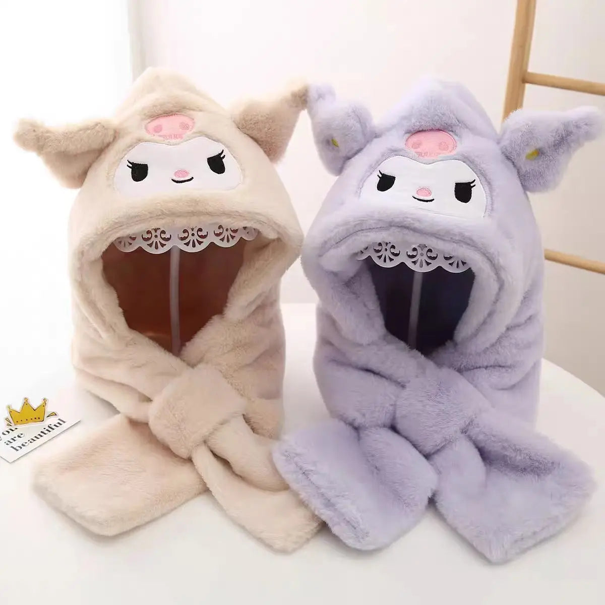 Écharpe-Capuche Kawaii