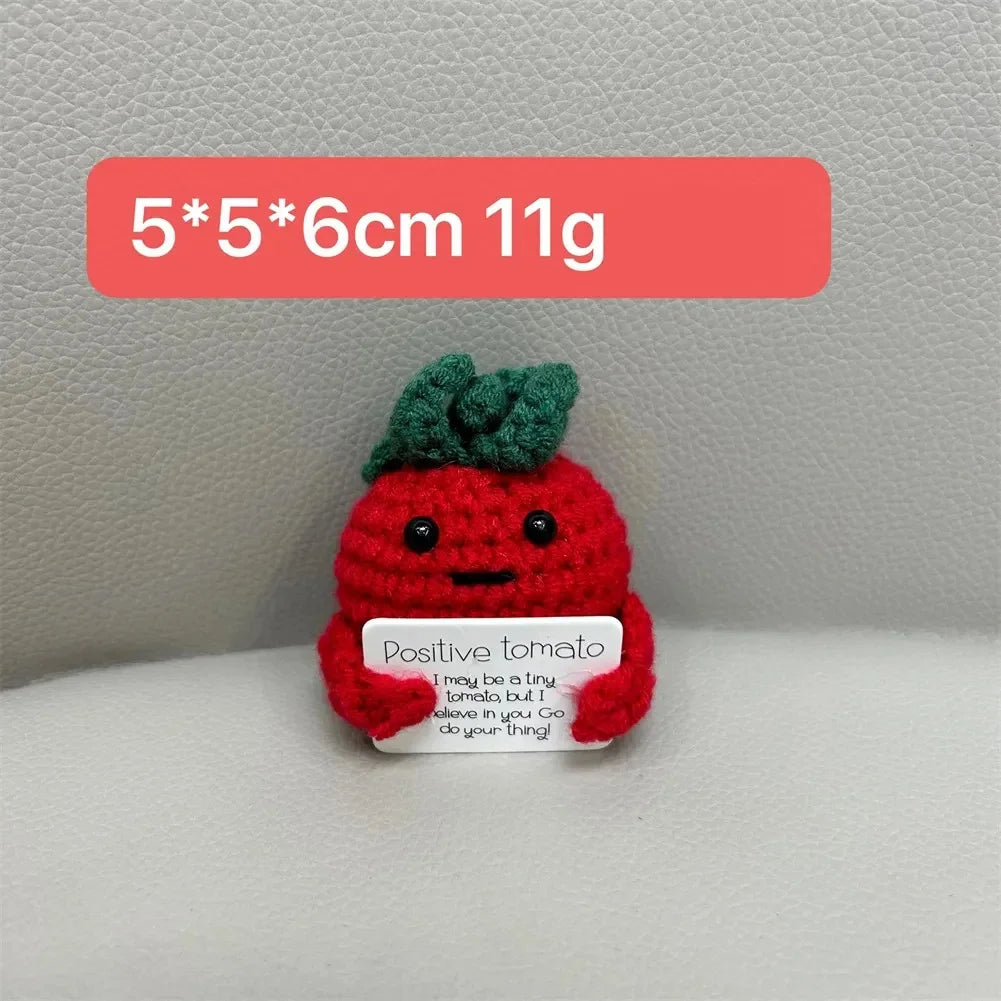 Mini fruit/légume fait main Kawaii Tomate contente