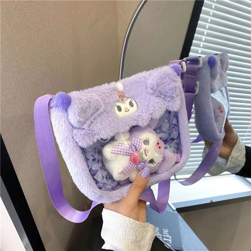 Sac à Bandoulière Transparent Kawaii Kuromi