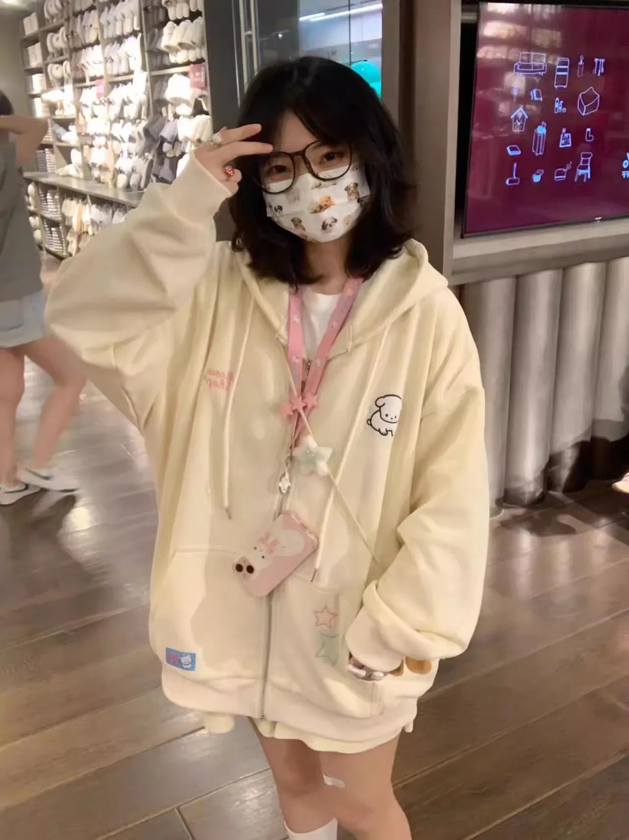 Hoodie Kawaii - Zip up
