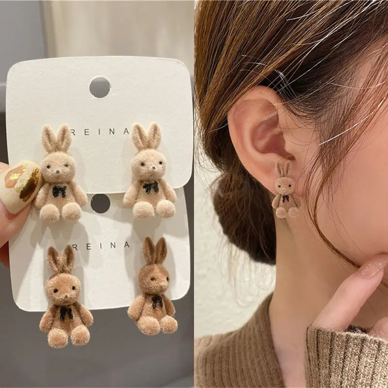 Boucles d'Oreilles Kawaii - Animal