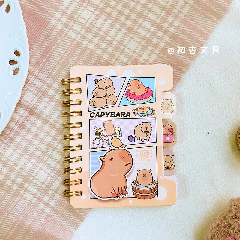Carnet Journal Kawaii Capybara - Accessoire de Papeterie Adorable Univers Kawaii Cahier #3