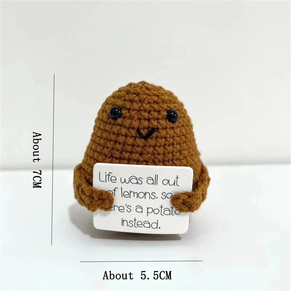 Mini fruit/légume fait main Kawaii Patate marron 4