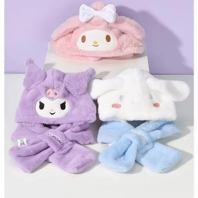 Écharpe-Capuche Kawaii