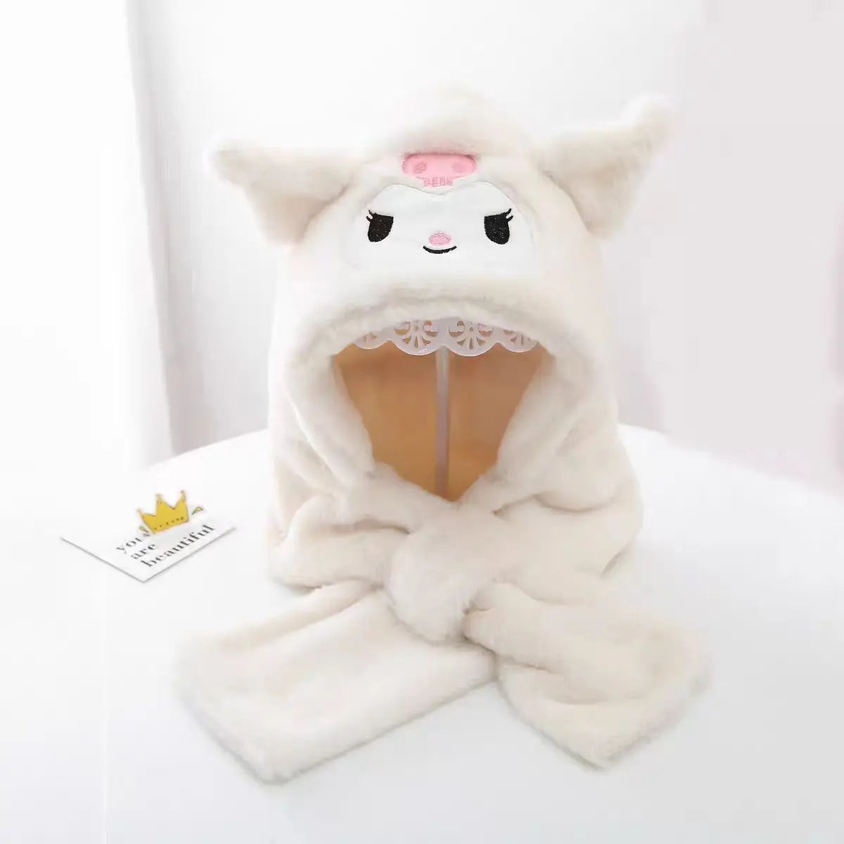 Écharpe-Capuche Kawaii
