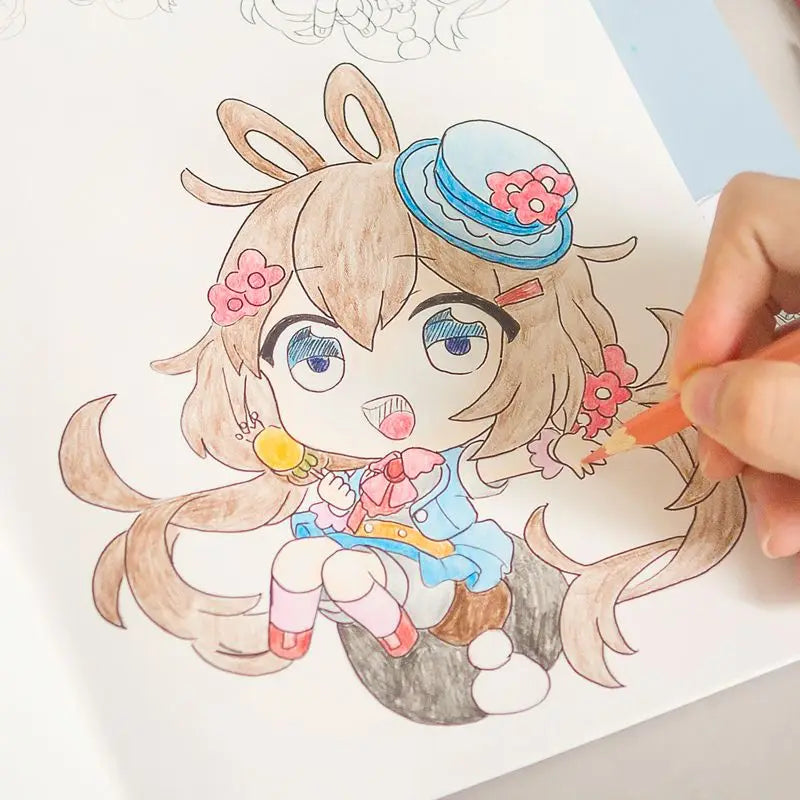 Livre de Dessin et Coloriage Manga Kawaii
