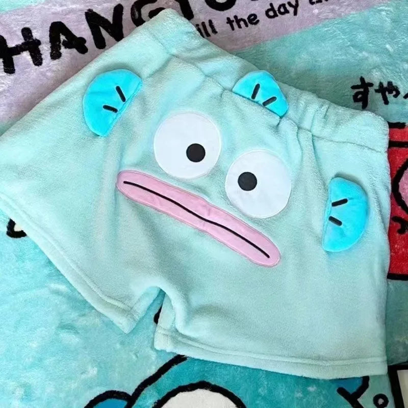 Shorts Kawaii Hangyodon en Peluche Douce