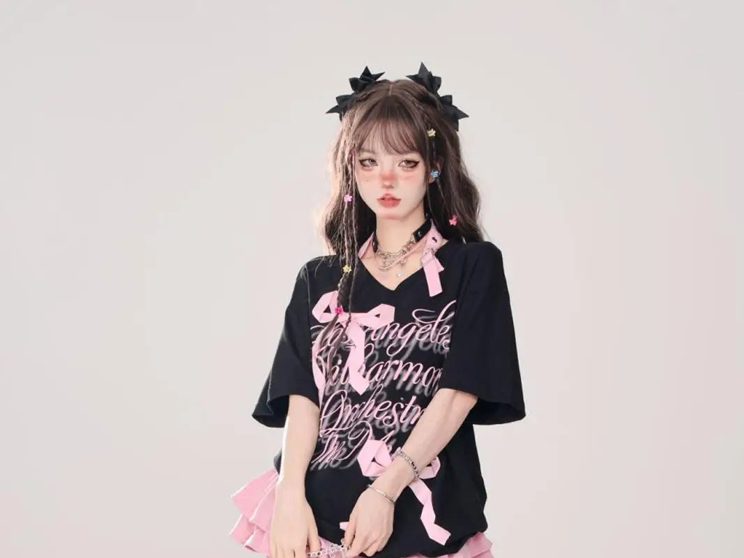 Y2K Kellykitty Japan Black Half Length Skirt Female A-word Summer Fluffy Skirt Self Cultivation Appear Thin Cake Short Pleated