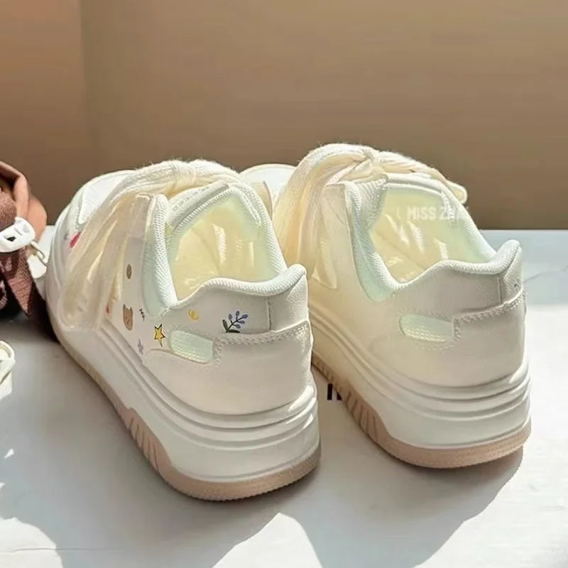 Sneakers Kawaii - Baskets à Plateforme avec Imprimé Mignon