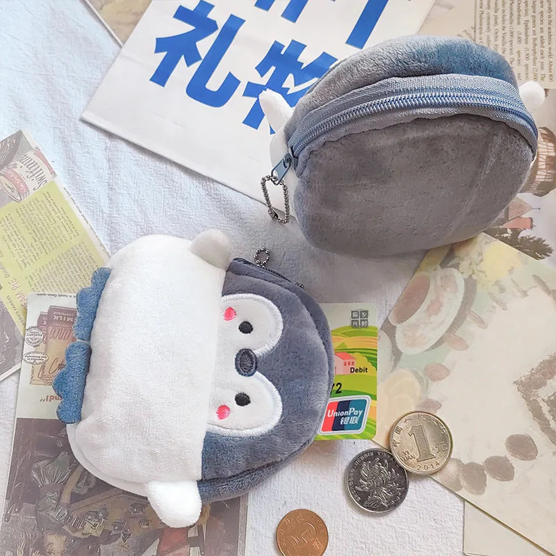 Mini Portefeuille Kawaii en Peluche Poulet