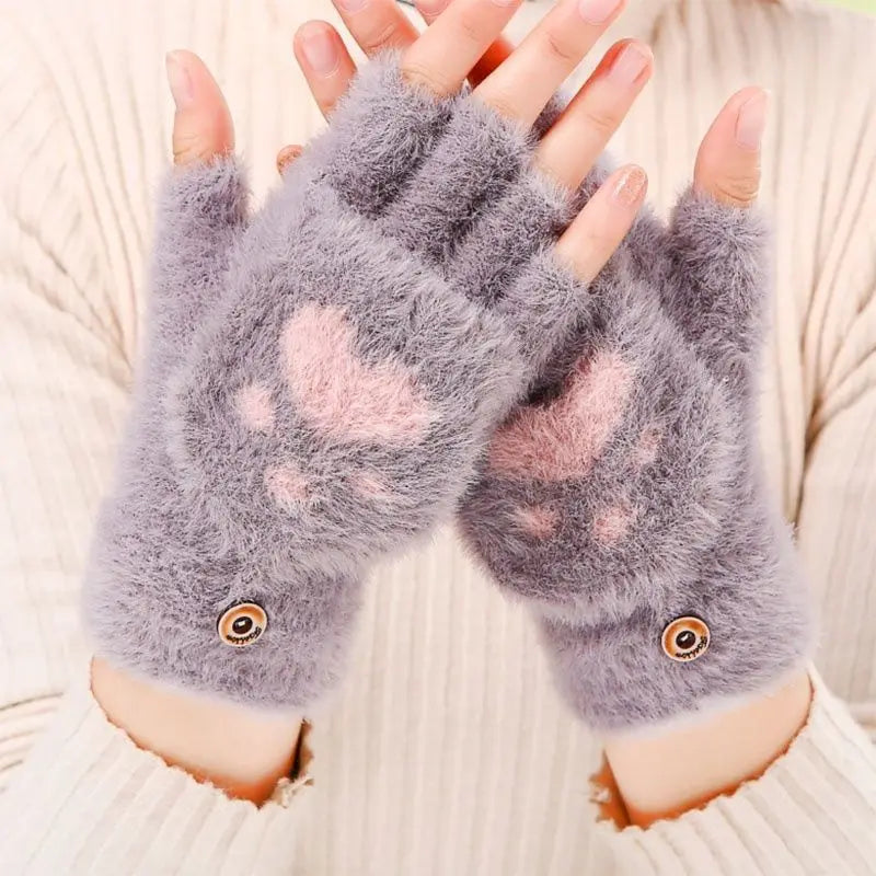 Mitaines Kawaii Patte de Chat